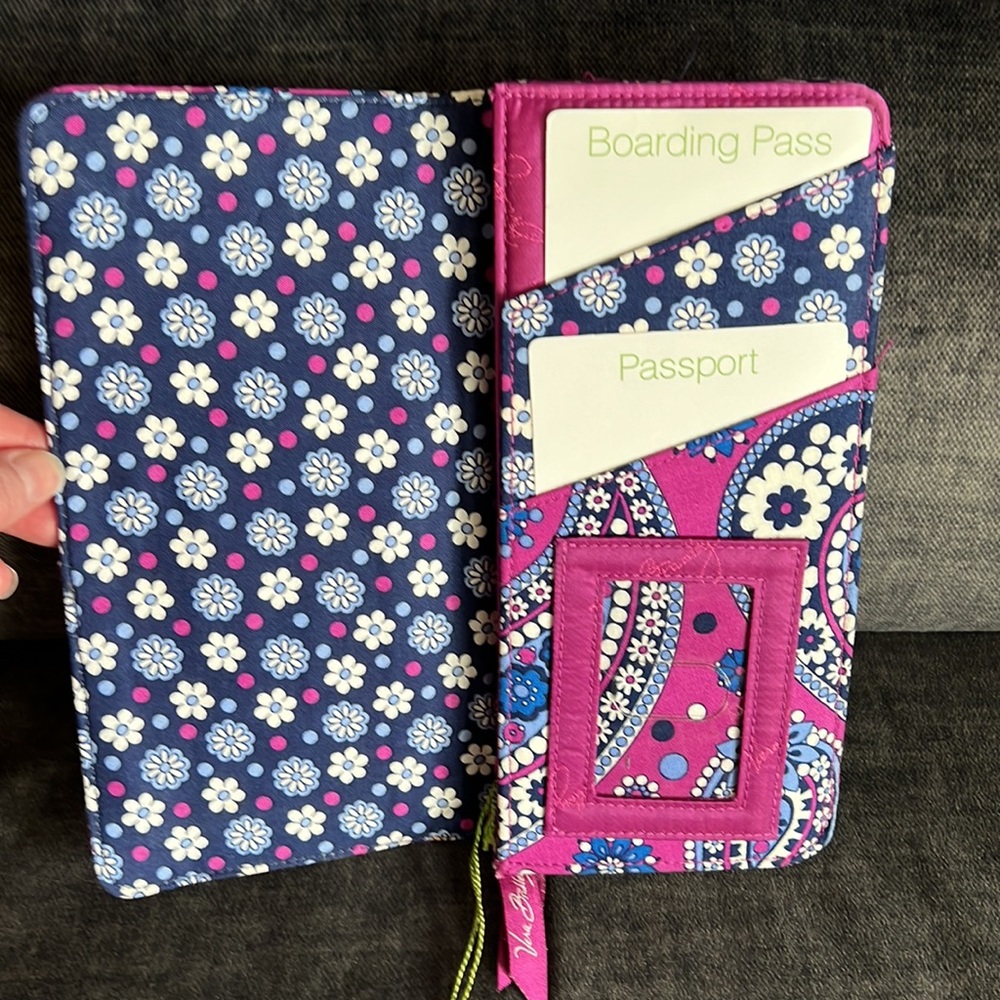Vera Bradley Travel Wallet “Boysenberry”